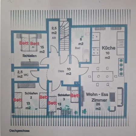 Apartment Taube In Schammels Dorf Am Brauereienweg Platz Für 7 Personen